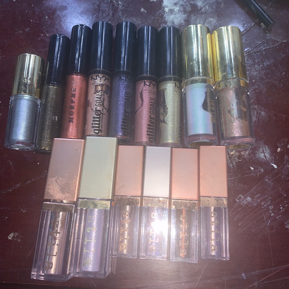 Huge bundle of liquid glitters 15 pcs